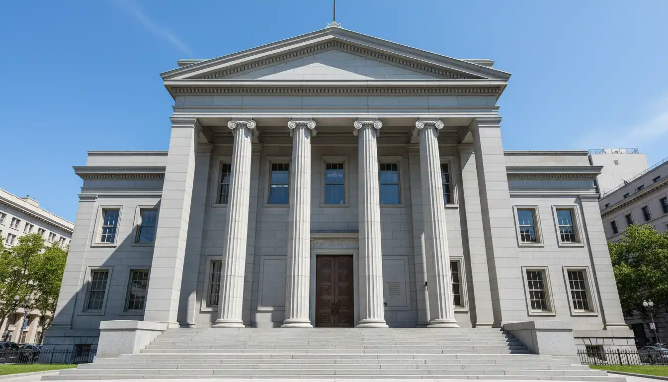 Exterior of a Federal Passport Agency building