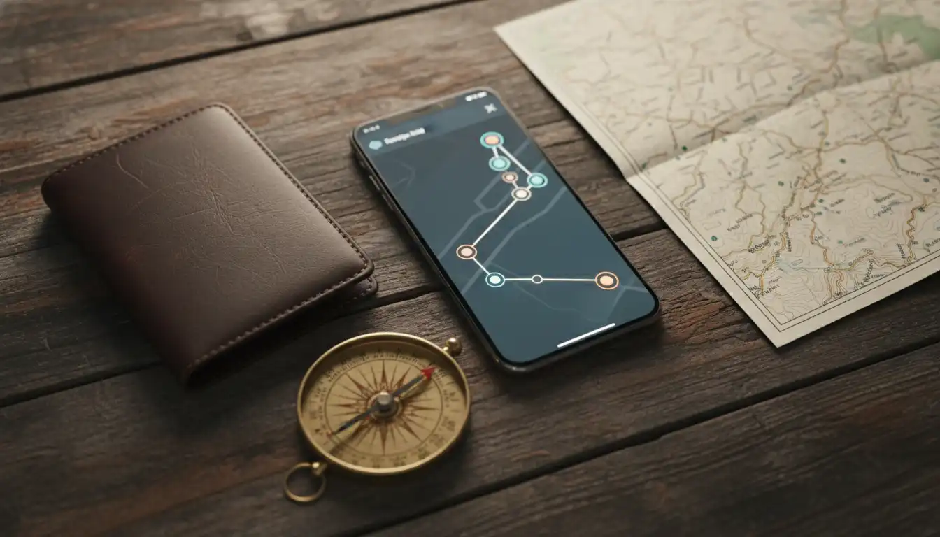 Planning a trip and building an itinerary on Hitlist